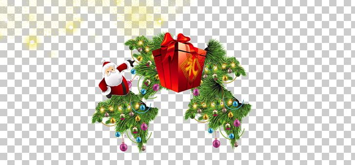 Christmas Tree Santa Claus Reindeer PNG, Clipart, Christmas Decoration, Christmas Frame, Christmas Lights, Christmas Ornament, Christmas Vector Free PNG Download
