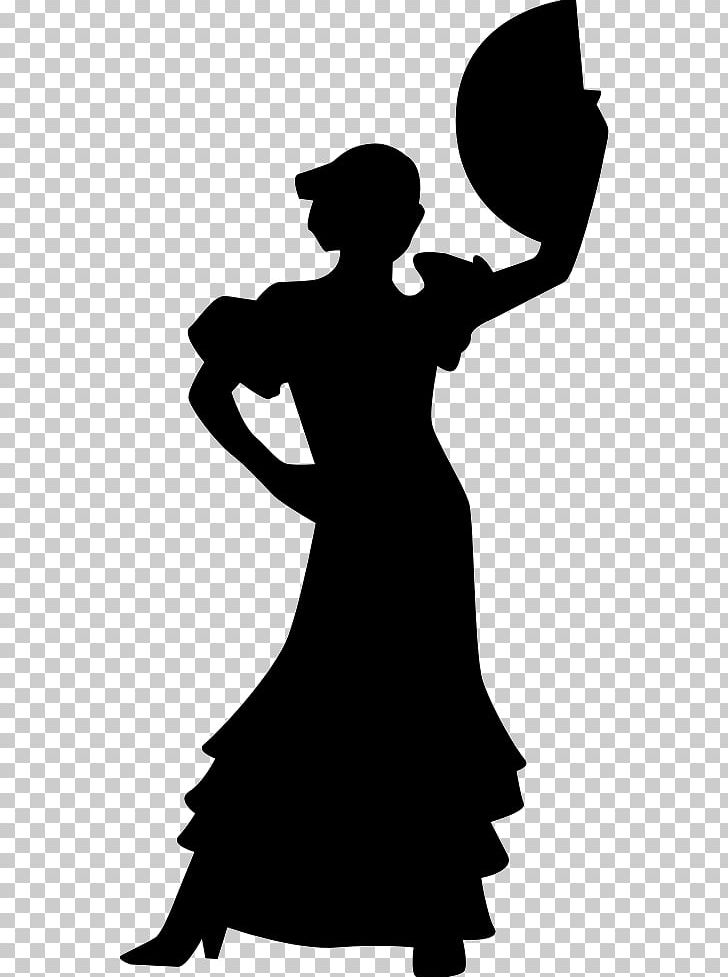 Flamenco Dance Silhouette PNG, Clipart, Animals, Art, Artwork, Black And White, Character Free PNG Download