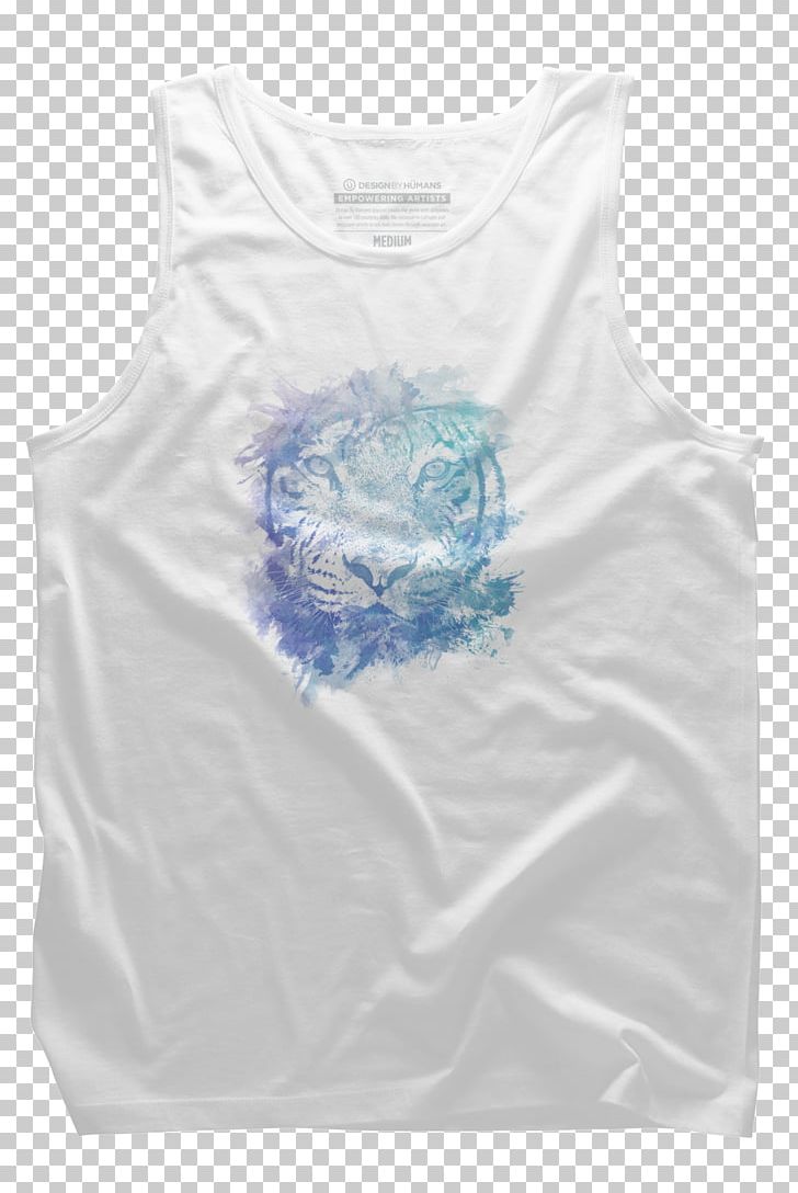 T-shirt Top Sleeveless Shirt Dog PNG, Clipart, Abstract, Active Tank, Blue, Clothing, Design By Humans Free PNG Download