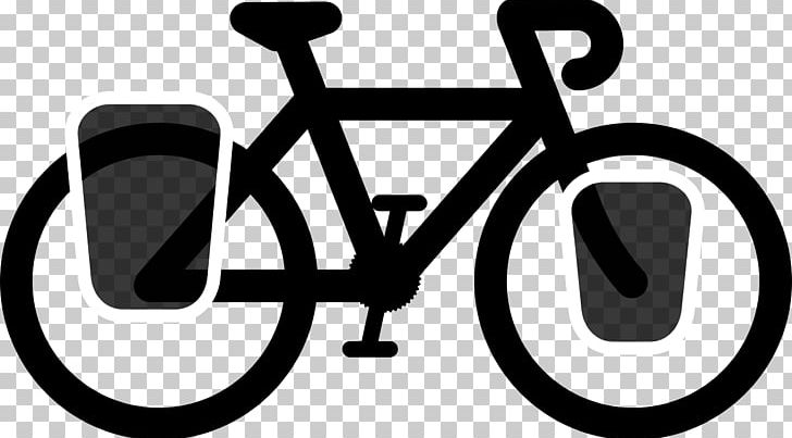 Bicycle Touring Cycling Touring Bicycle PNG, Clipart, Area, Bicycle, Bicycle Baskets, Bicycle Touring, Black And White Free PNG Download