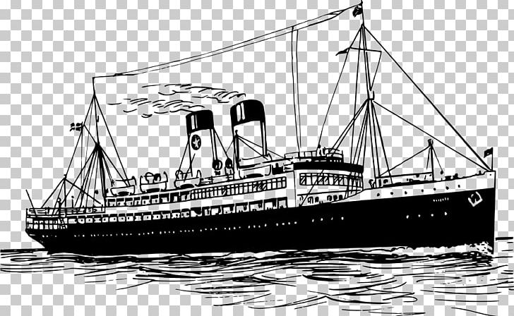 Royal Mail Ship Steamship Steamboat PNG, Clipart, Black And White, Boat, Drawing, Fishing Trawler, Galeas Free PNG Download