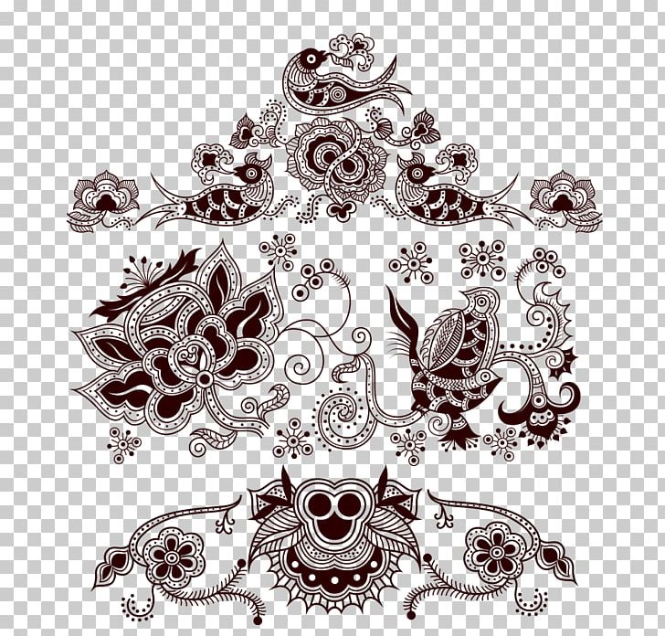 Graphic Design Motif Chinoiserie PNG, Clipart, Architecture, Black And White, Body Jewelry, Chinoiserie, Circle Free PNG Download