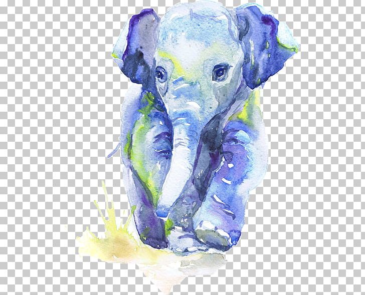Watercolor Painting Indian Elephant Elephantidae Art PNG, Clipart, African Elephant, Art, Artist, Artist Trading Cards, Canvas Print Free PNG Download