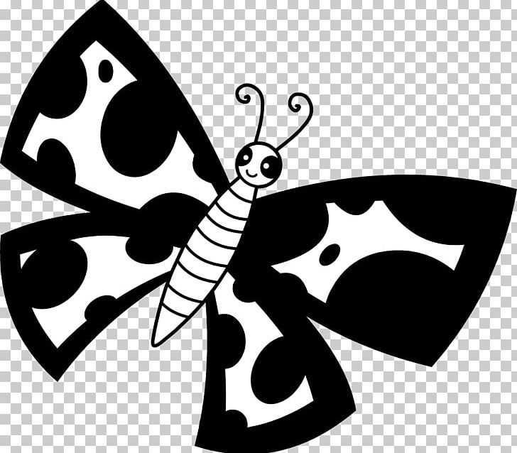 butterfly clip art black and white free