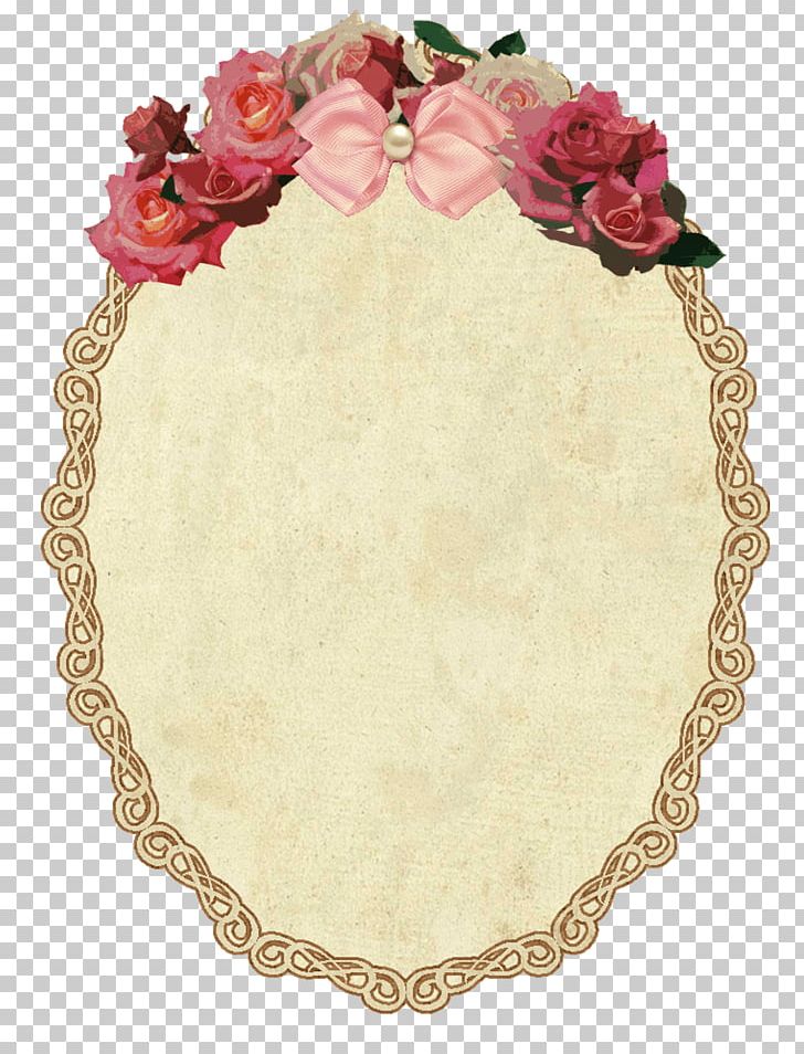 Vintage Oval Frame With Flowers PNG, Clipart, Frames, Miscellaneous Free PNG Download