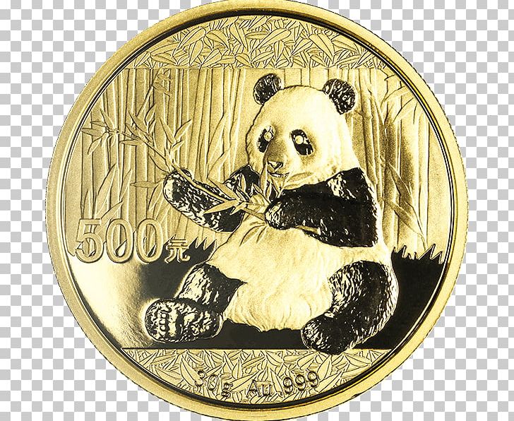 Gold Coin Chinese Gold Panda Giant Panda PNG, Clipart, Australian Lunar, Bear, Bullion, Bullion Coin, Carnivoran Free PNG Download