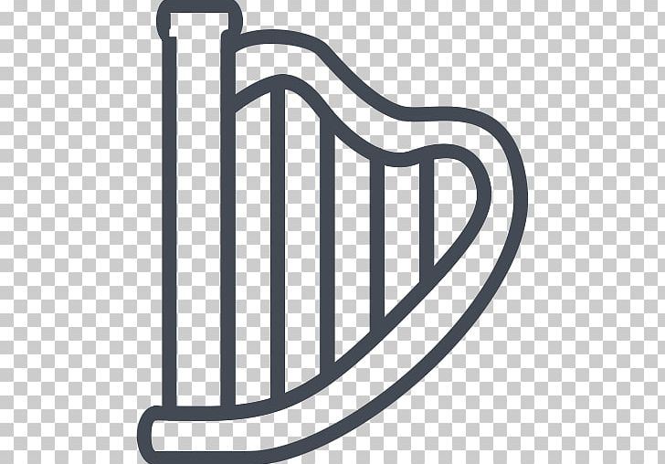 Musical Instruments Orchestra Harp PNG, Clipart, Area, Black And White, Clarinet, Computer Icons, Harp Free PNG Download