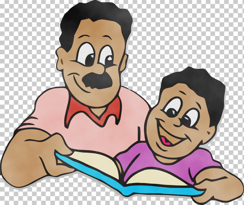 Cartoon Child Reading Sharing Fun PNG, Clipart, Animation, Cartoon, Child, Finger, Fun Free PNG Download
