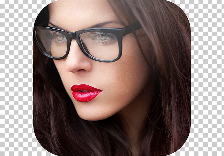 Glasses Contact Lenses Eyewear Clothing PNG, Clipart, Brown Hair, Cheek, Chin, Clothing Accessories, Concealer Free PNG Download