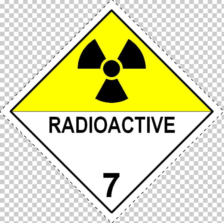 Pictogram Radioactive Decay Dangerous Goods ADR PNG, Clipart, Adr, Angle, Area, Brand, Dangerous Goods Free PNG Download