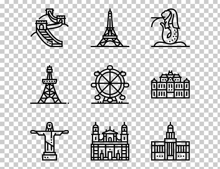 Computer Icons Landmark Monument PNG, Clipart, Angle, Area, Art, Black, Black And White Free PNG Download