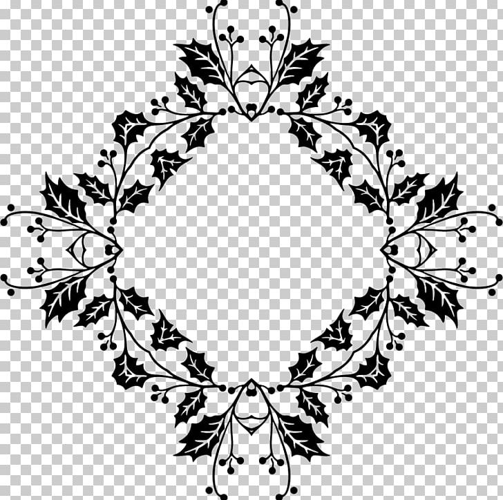 Floral Design Line Art Black And White PNG, Clipart, Art, Artwork, Black And White, Borders And Frames, Branch Free PNG Download