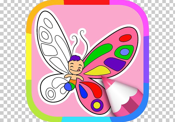 Coloring Book Mobile App Butterfly Drawing Dinosaur Coloring Pages PNG, Clipart, Android, Appadvicecom, App Store, Artwork, Brush Footed Butterfly Free PNG Download