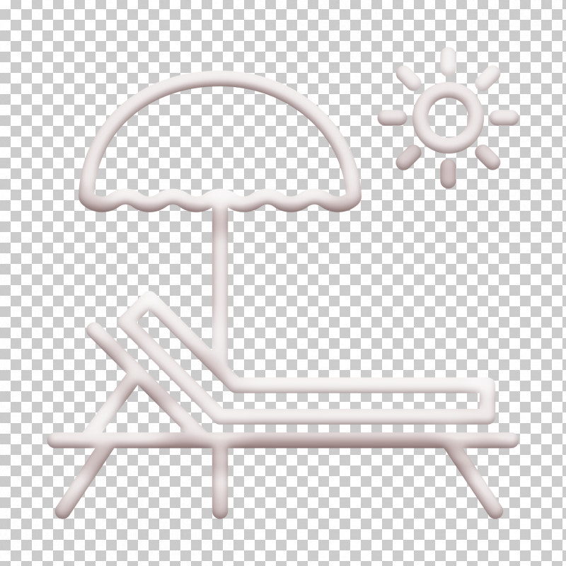 Beach Icon Sunbed Icon Travel Icon PNG, Clipart, Beach Icon, Blackandwhite, Chair, Furniture, Logo Free PNG Download