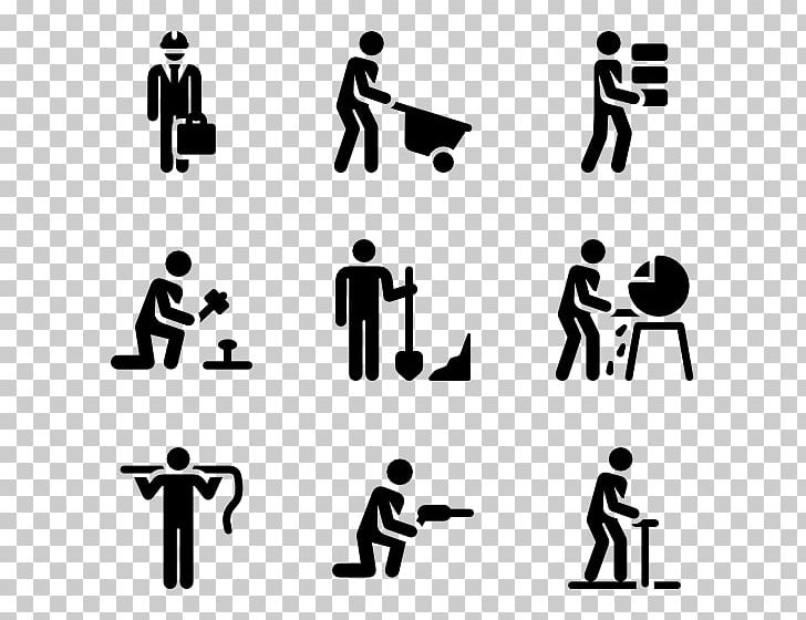 Computer Icons Construction Worker Architectural Engineering Second Floor Building PNG, Clipart, Area, Avatar, Black, Black And White, Brand Free PNG Download