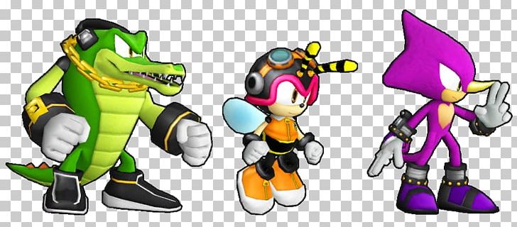 Sonic Runners Knuckles' Chaotix The Crocodile Espio The Chameleon Sonic Heroes PNG, Clipart, Ariciul Sonic, Art, Cartoon, Chaotix, Charmy Bee Free PNG Download