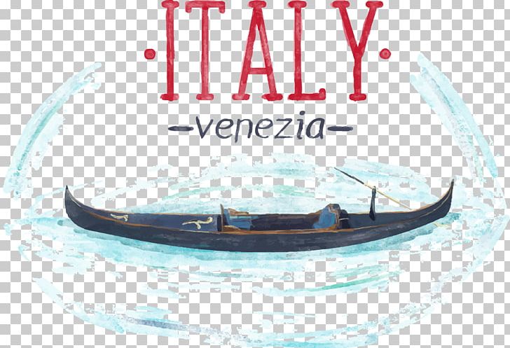 Venice Boat Watercolor Painting PNG, Clipart, Blue, Boa, Boat Vector, Brand, Concise Free PNG Download
