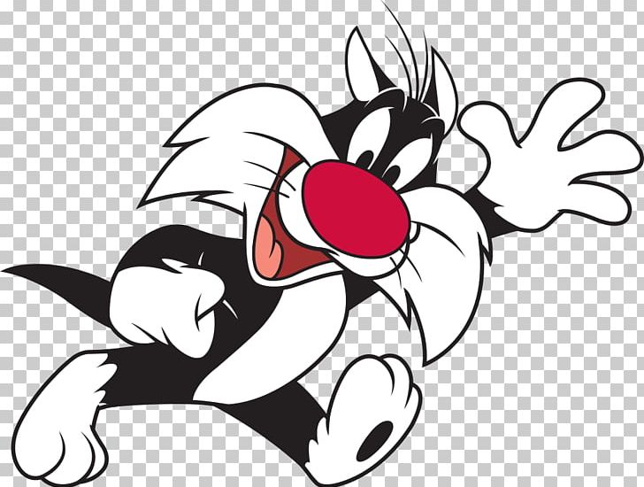 Sylvester Jr. Tweety Hippety Hopper Looney Tunes PNG, Clipart, Art, Artwork, Black, Carnivoran, Cartoon Free PNG Download
