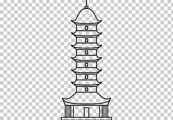 Porcelain Tower Of Nanjing Computer Icons PNG, Clipart, Area, Black And White, Building, Christmas Tree, Computer Icons Free PNG Download