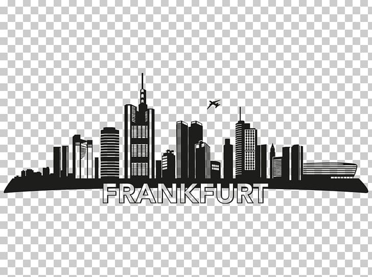 Skyline Plaza Frankfurt Wall Decal Metropolis PNG, Clipart, Black And White, Brand, City, Frankfurt, Frankfurter Wxfcrstchen Free PNG Download