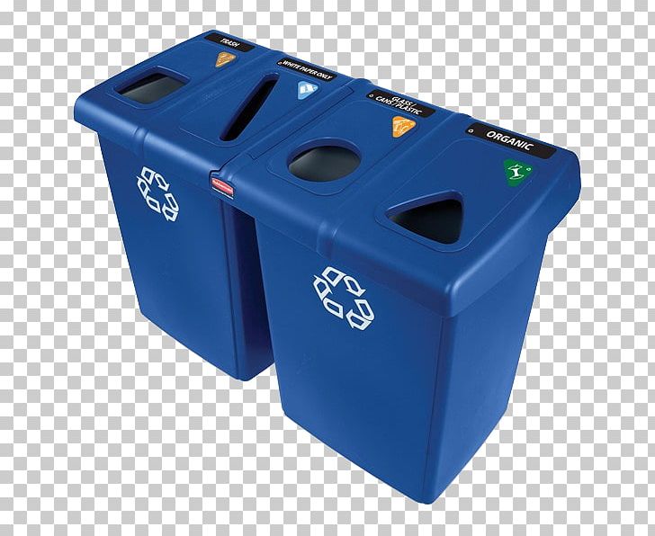 Rubbish Bins & Waste Paper Baskets Plastic Recycling Bin Rubbermaid PNG, Clipart, Blue, Container, Glutton, Hardware, Lid Free PNG Download