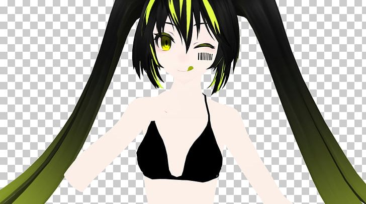 Hatsune Miku MikuMikuDance Kagamine Rin/Len Vocaloid Crypton Future Media PNG, Clipart, Anime, Attention, Black Hair, Brown Hair, Character Free PNG Download
