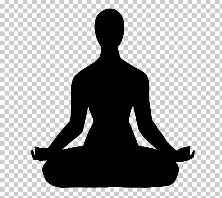 Buddhist Meditation Buddhism Silhouette PNG, Clipart, Black And White ...