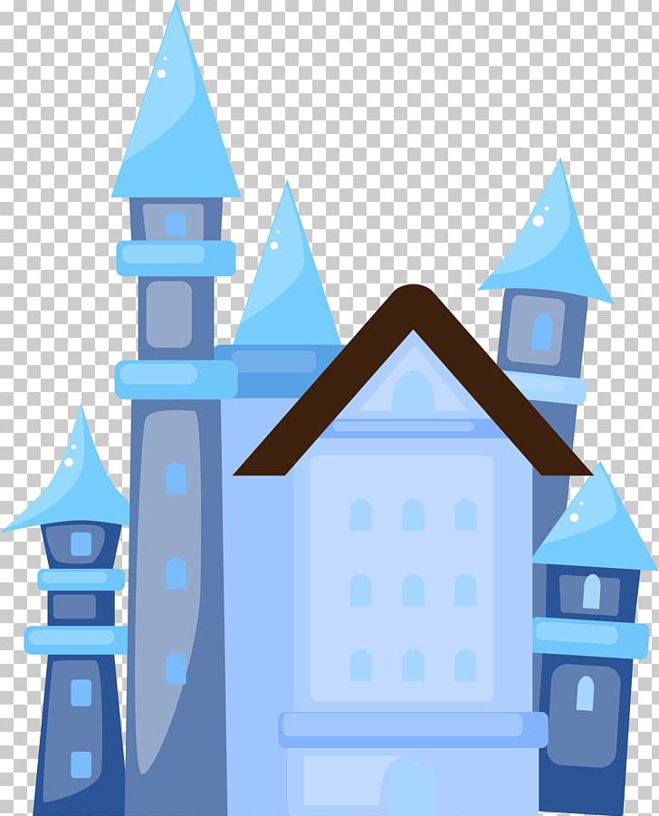 Cartoon Castle Illustration PNG, Clipart, Angle, Blue, Blue Abstract, Blue Abstracts, Blue Background Free PNG Download