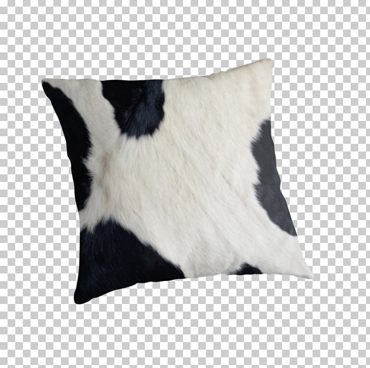 Throw Pillows Cushion White Cowhide PNG, Clipart, Black Pillow, Cowhide, Cushion, Fur, Furniture Free PNG Download