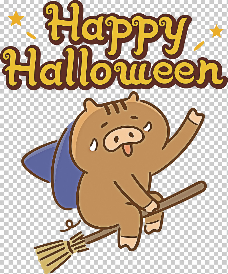 Happy Halloween PNG, Clipart, Cartoon, Happiness, Happy Halloween, Line, Logo Free PNG Download