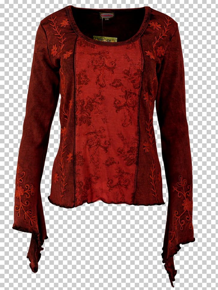 Blouse Long-sleeved T-shirt Maroon PNG, Clipart, Blouse, Clothing, Longsleeve, Long Sleeved T Shirt, Longsleeved Tshirt Free PNG Download