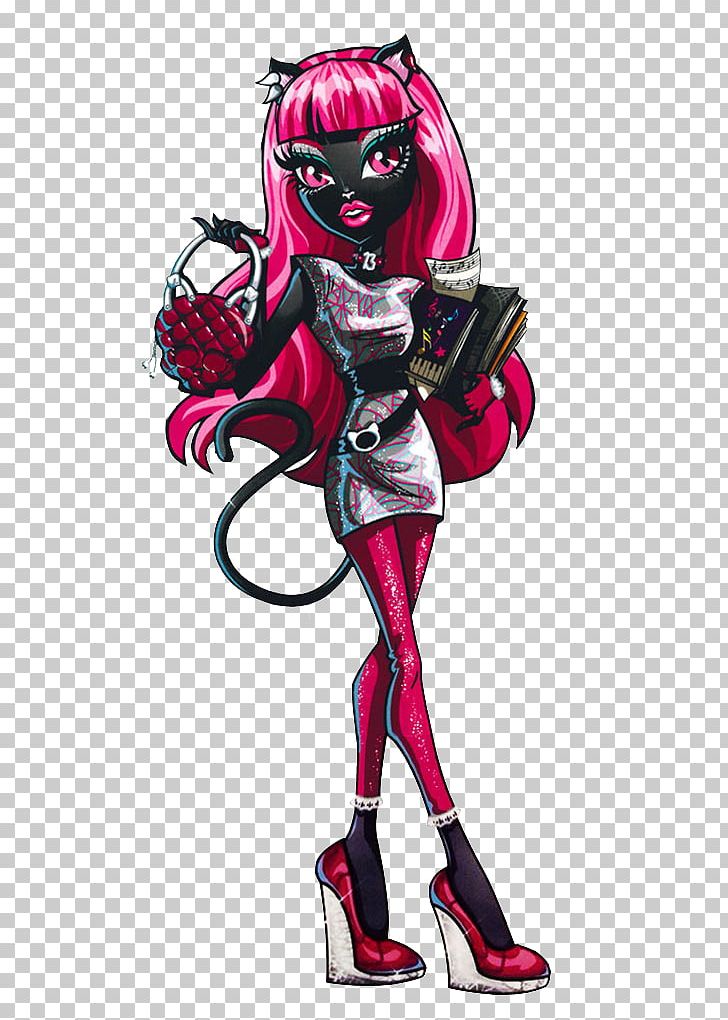 Monster High Friday The 13th Catty Noir Doll Toy Werecat PNG, Clipart, Anime, Doll, Fictional Character, Legendary Creature, Magenta Free PNG Download