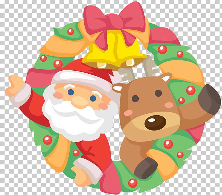 Santa Claus Reindeer Christmas Cartoon PNG, Clipart, Baby Toys, Cartoon, Christmas, Christmas Card, Christmas Decoration Free PNG Download