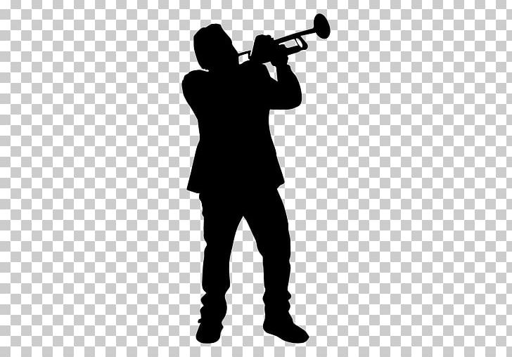 Trumpet Silhouette Mellophone Bugle PNG, Clipart, Angle, Banda, Black And White, Brass Instrument, Bugle Free PNG Download