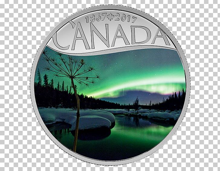 150th Anniversary Of Canada Silver Coin PNG, Clipart, 150th Anniversary Of Canada, 2017, 2017 Pure, Aurora Boreal, Bullion Free PNG Download