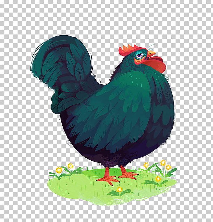 Rooster Chicken Art PNG, Clipart, Animaatio, Animals, Art, Beak, Bird Free PNG Download