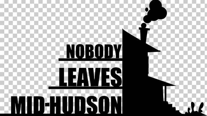 Nobody Leaves Mid-Hudson Logo Organization Brand New York City PNG, Clipart, 2017, Black And White, Brand, Building, Graphic Design Free PNG Download
