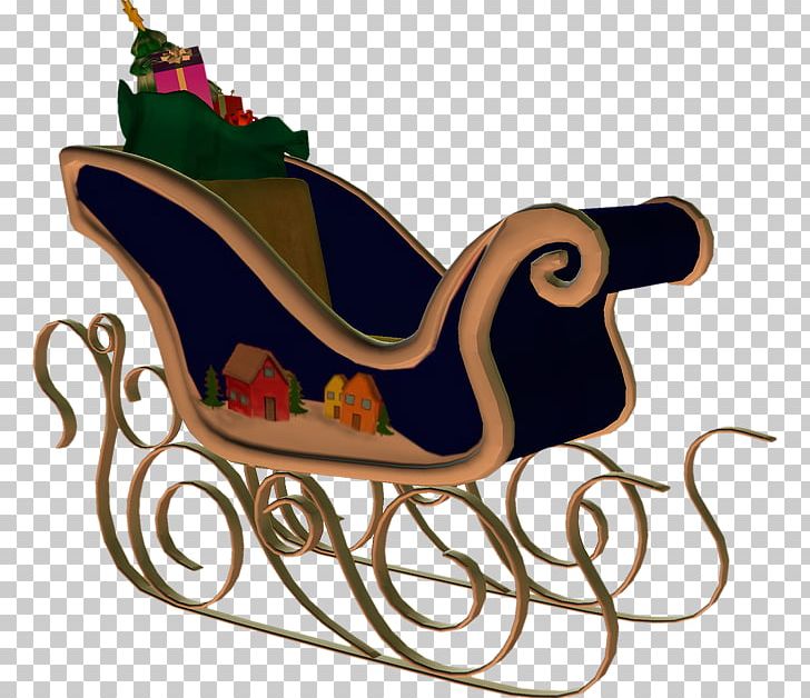 Sled Santa Claus PNG, Clipart, Chair, Christmas, Digital Image, Drawing, Fond Blanc Free PNG Download