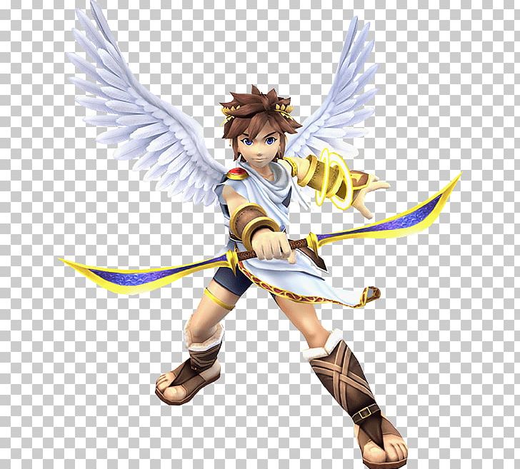 Super Smash Bros. Brawl Kid Icarus: Uprising Super Smash Bros. For Nintendo 3DS And Wii U Super Smash Bros. Melee PNG, Clipart, Action Figure, Angel, Cartoon, Computer Wallpaper, Fictional Character Free PNG Download