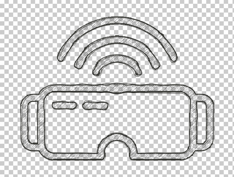 Vr Glasses Icon Virtual Reality Icon PNG, Clipart, Black And White, Car, Door, Door Handle, Line Art Free PNG Download