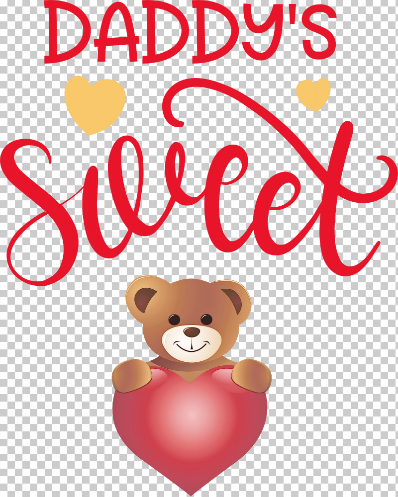 Daddys Sweet Heart Valentines Day Valentines Day Quote PNG, Clipart, Balloon, Bears, Biology, Cartoon, M095 Free PNG Download