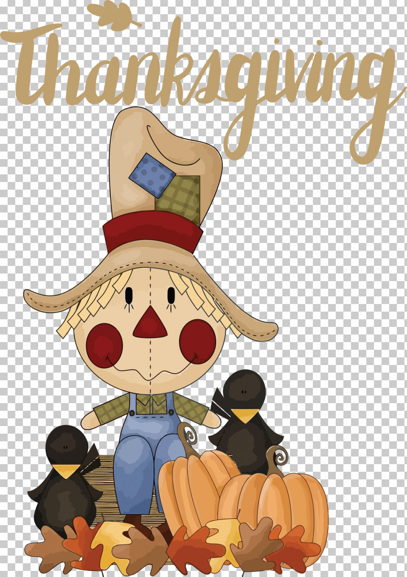 Thanksgiving PNG, Clipart, Cartoon, Drawing, Fall, Scarecrow, Thanksgiving Free PNG Download