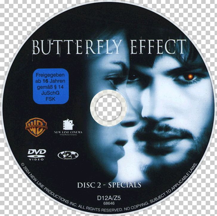 Butterfly Effect DVD Television Film PNG, Clipart, Amy Smart, Ashton Kutcher, Butterfly, Butterfly Effect, Compact Disc Free PNG Download