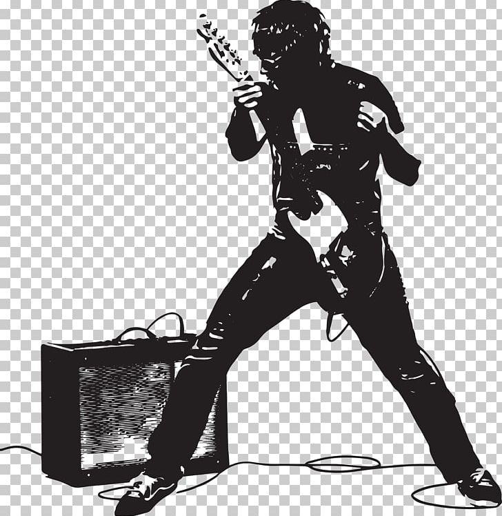 Guitar Pink Floyd Silhouette Rock Musical Instruments PNG, Clipart, Black, Black And White, Drummer, Fictional Character, Guitar Free PNG Download
