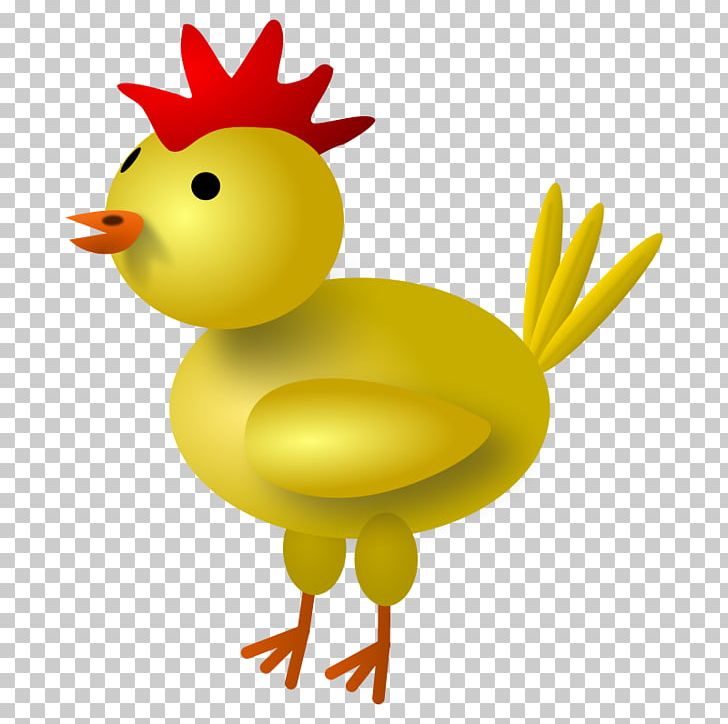 Yellow-hair Chicken Rooster PNG, Clipart, Beak, Bird, Cartoon, Chicken, Duck Free PNG Download