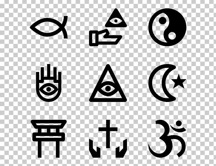 Computer Icons Symbol Religion Icon PNG, Clipart, Angle, Area, Belief, Black, Black And White Free PNG Download