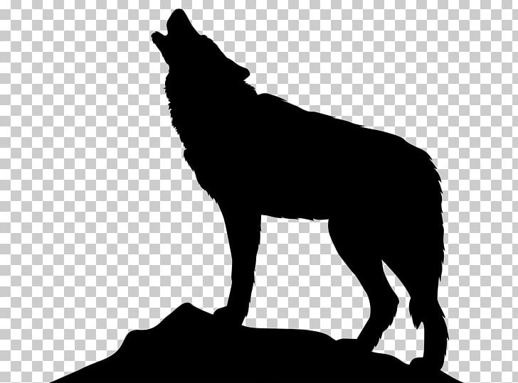 Gray Wolf Silhouette PNG, Clipart, Animals, Art, Aullido, Black, Black And White Free PNG Download