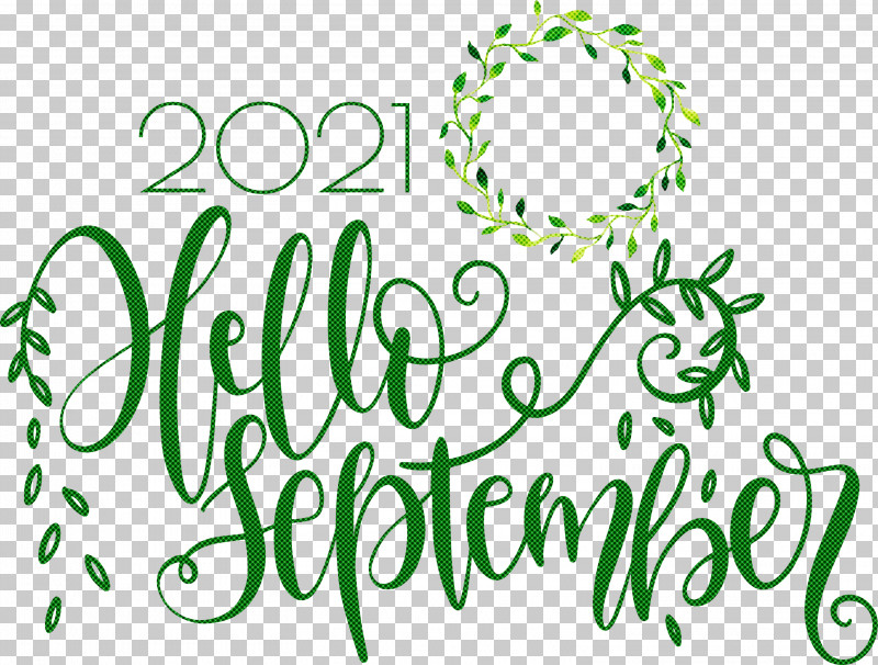 Hello September September PNG, Clipart, Green, Hello September, Leaf, Line, Logo Free PNG Download