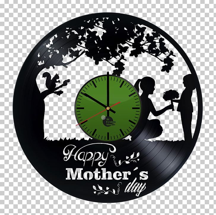 Mother's Day Gift Clock Phonograph Record PNG, Clipart, Clock, Gift, Phonograph Record Free PNG Download