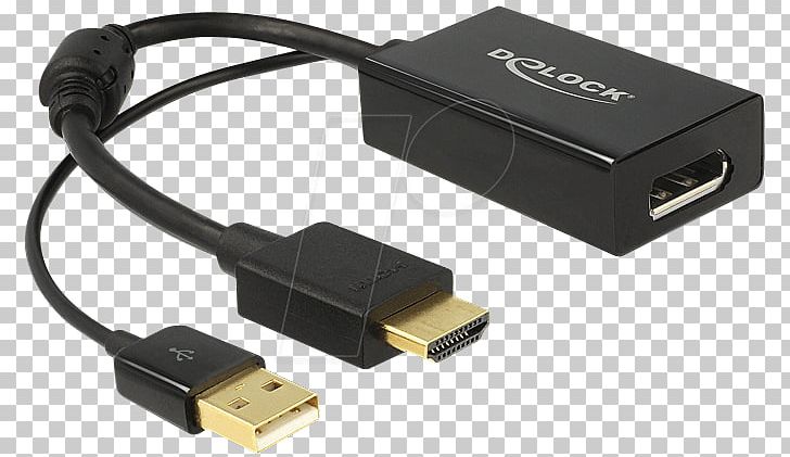 HDMI USB DisplayPort VGA Connector Adapter PNG, Clipart, Adapter, Cable, Digital Visual Interface, Displayport, Displayport 1 2 Free PNG Download